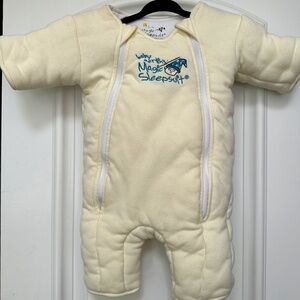 Baby Merlin's Magic Sleepsuit in Cream - Large 6-9 Months 18-21lbs